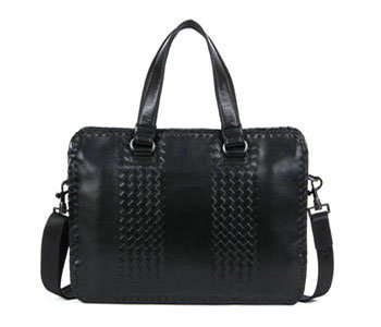 Bottega Veneta intrecciato briefcase 51724-1 black